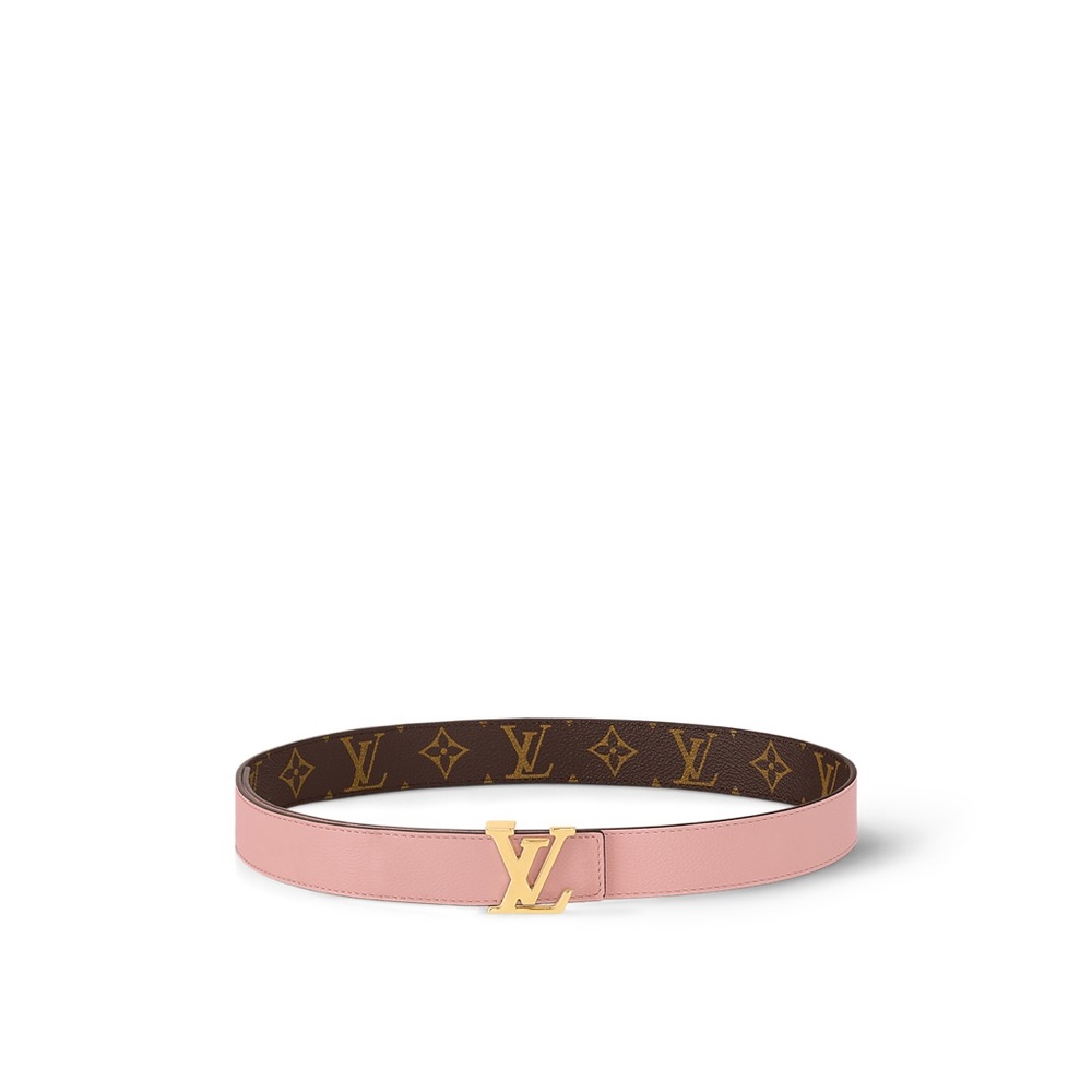 Louis Vuitton Brown and Pink Belt